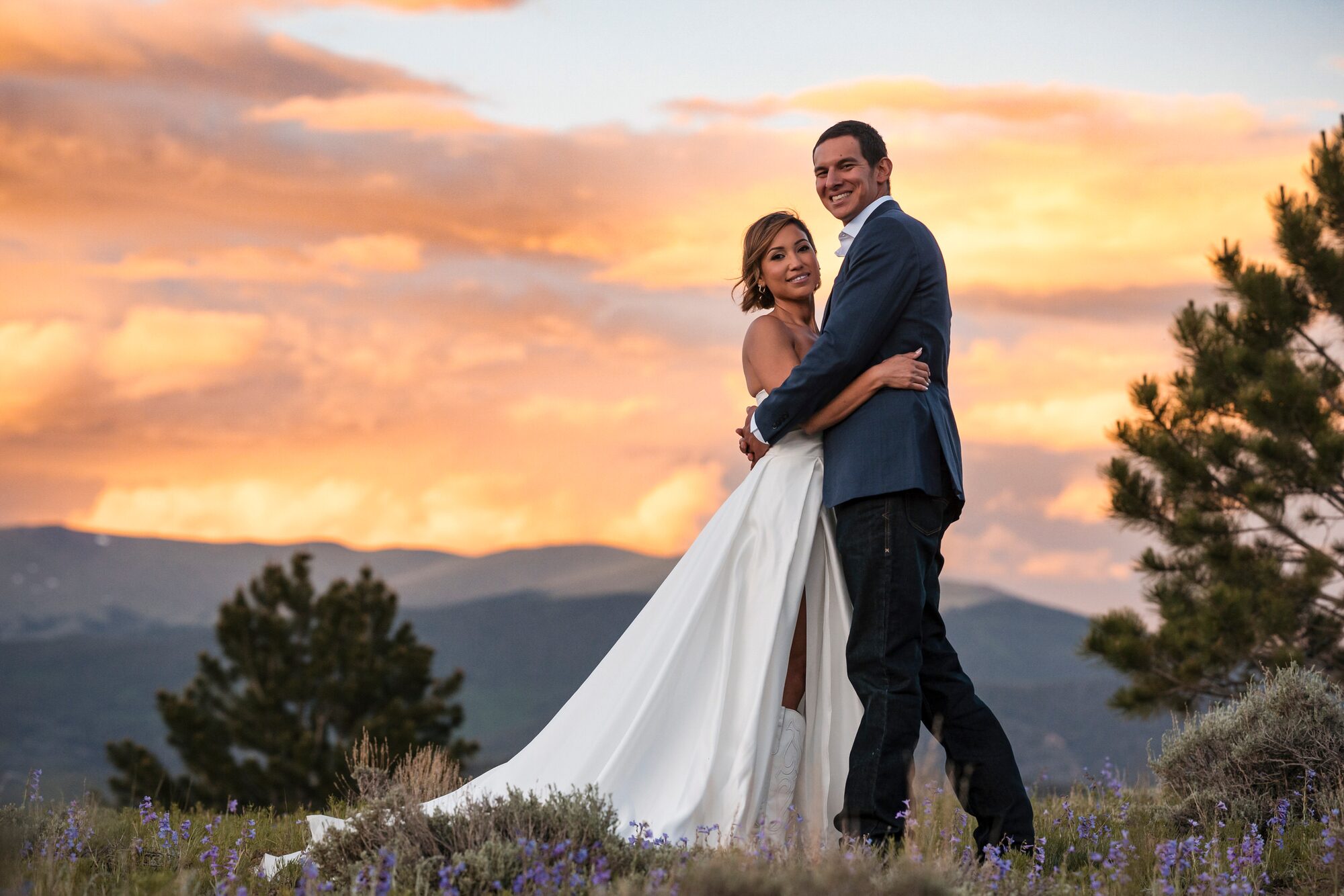Mountain elopement at Twin Lakes