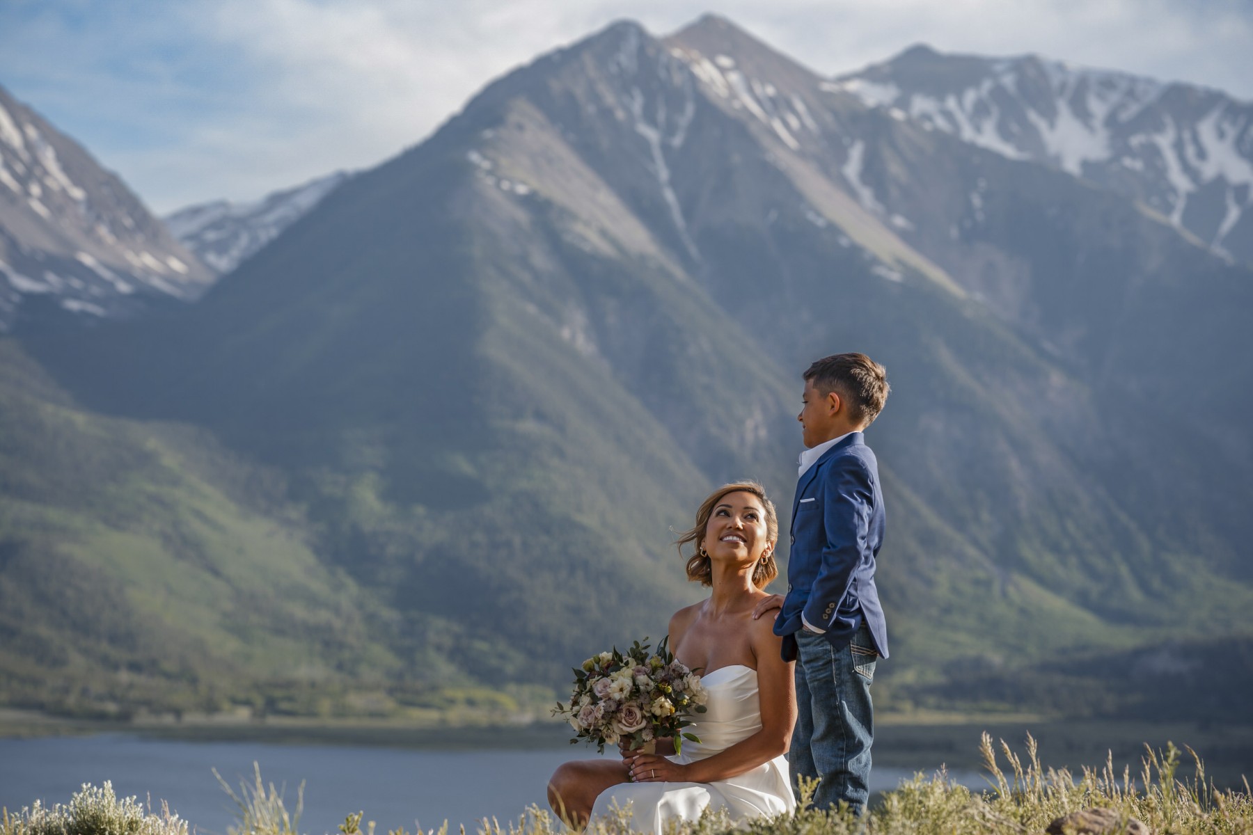 Lea & Jacob's elopement in Twin Lakes, Colorado