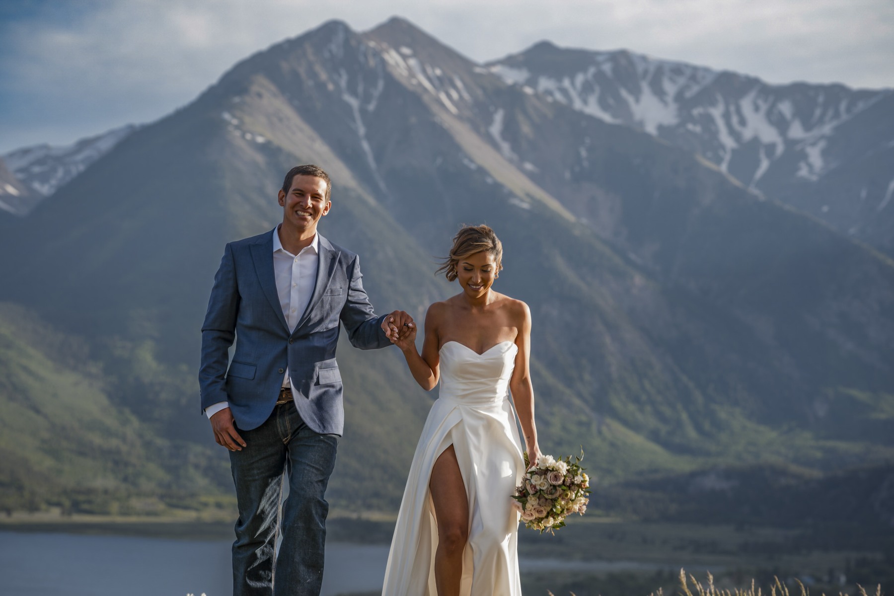 Lea & Jacob's elopement in Twin Lakes, Colorado