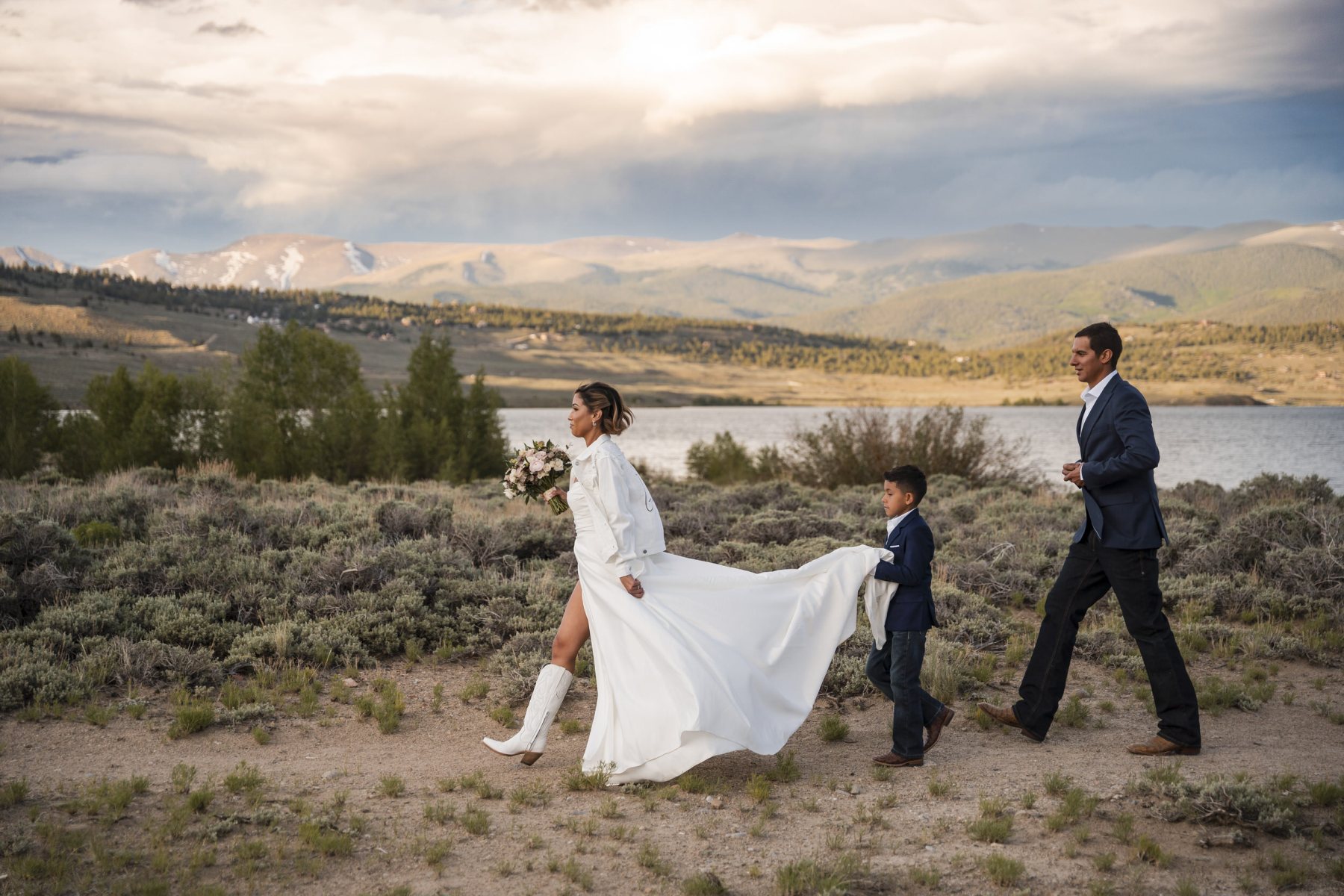Lea & Jacob's elopement in Twin Lakes, Colorado