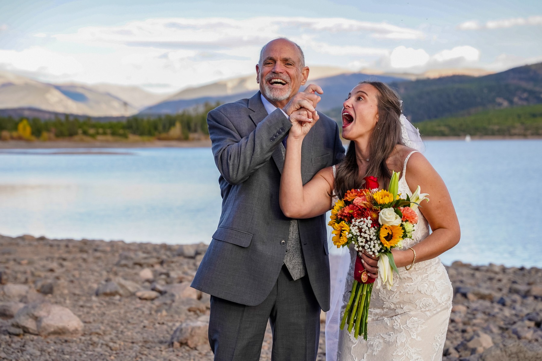 Michelle & Joe's wedding in Dillon, Colorado