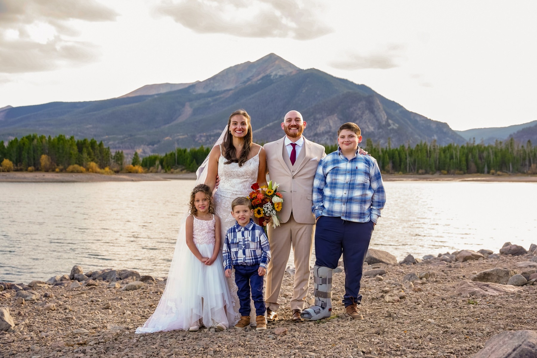 Michelle & Joe's wedding in Dillon, Colorado