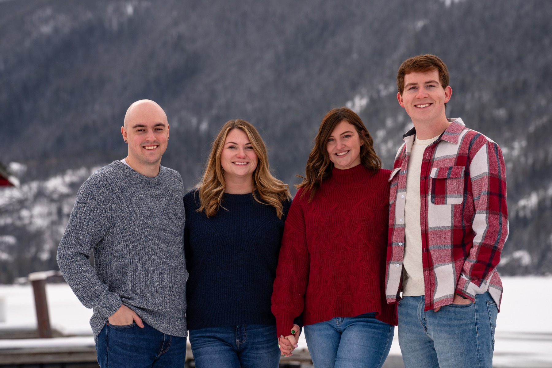 Nicole & Andrew's proposal in Grand Lake, Colorado
