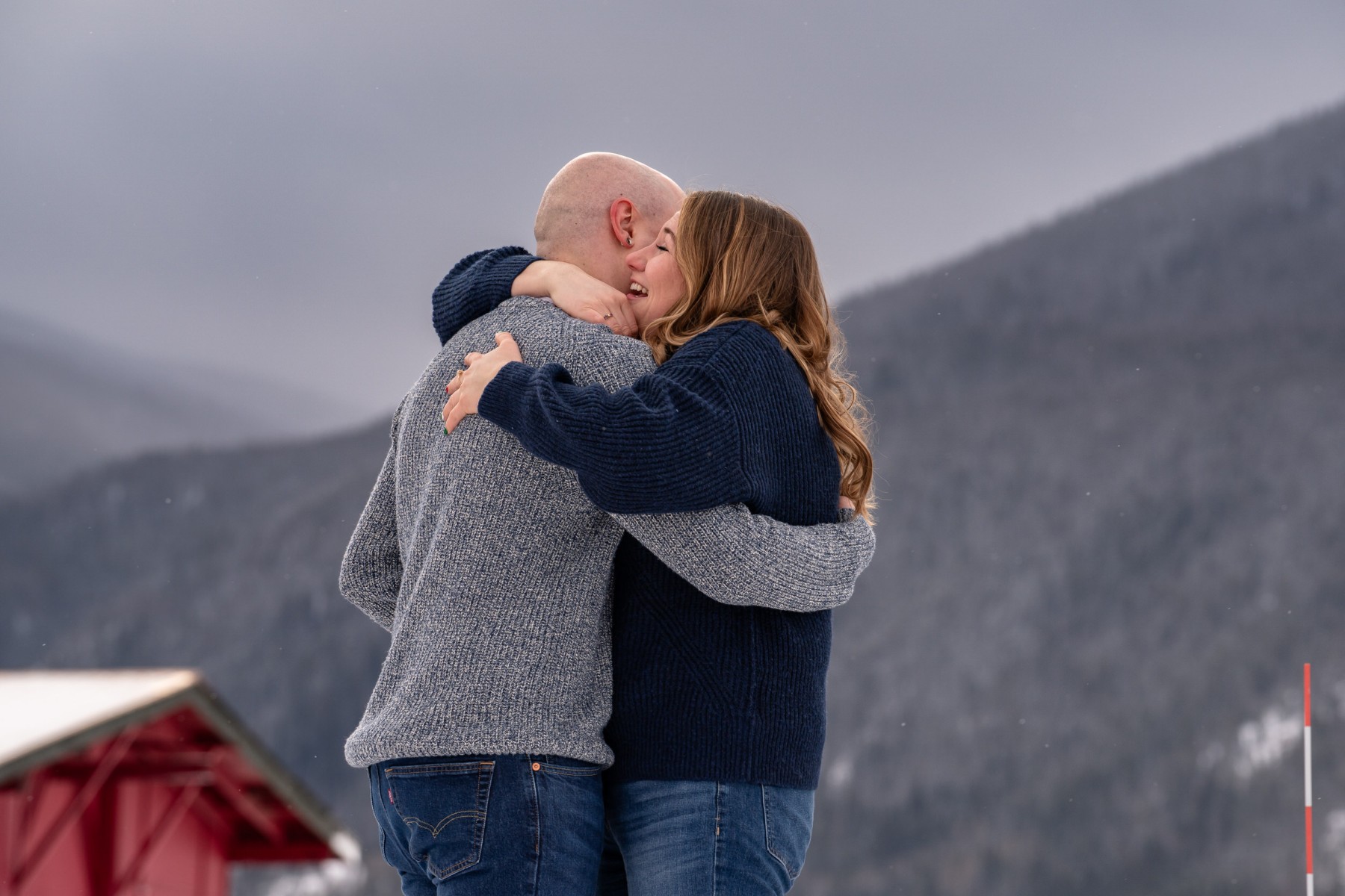 Nicole & Andrew's proposal in Grand Lake, Colorado