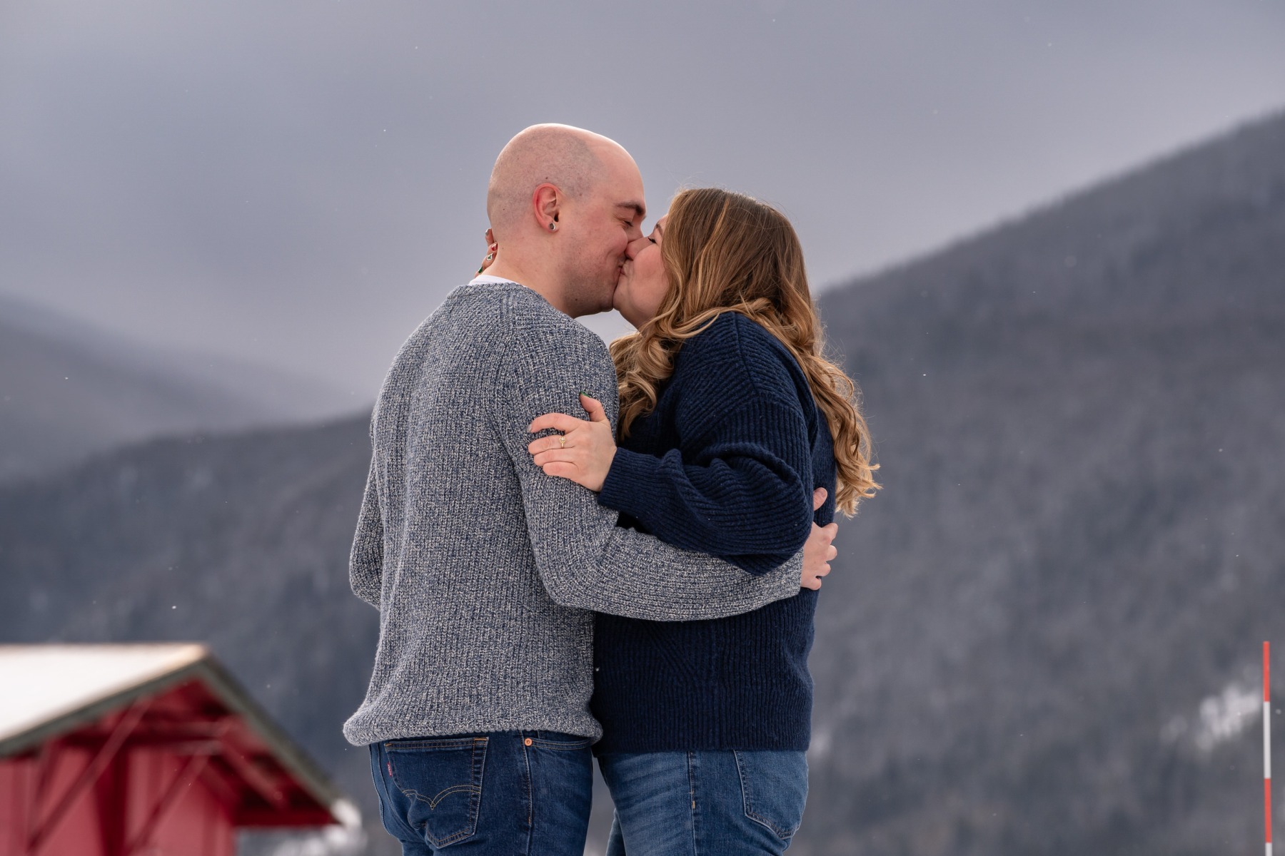 Nicole & Andrew's proposal in Grand Lake, Colorado