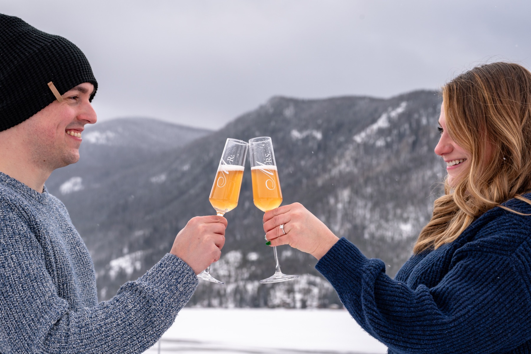 Nicole & Andrew's proposal in Grand Lake, Colorado