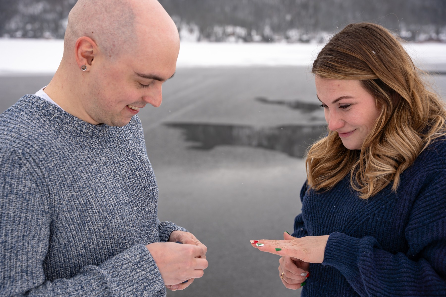 Nicole & Andrew's proposal in Grand Lake, Colorado