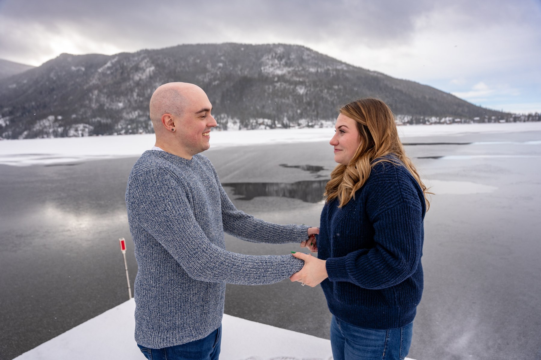 Nicole & Andrew's proposal in Grand Lake, Colorado