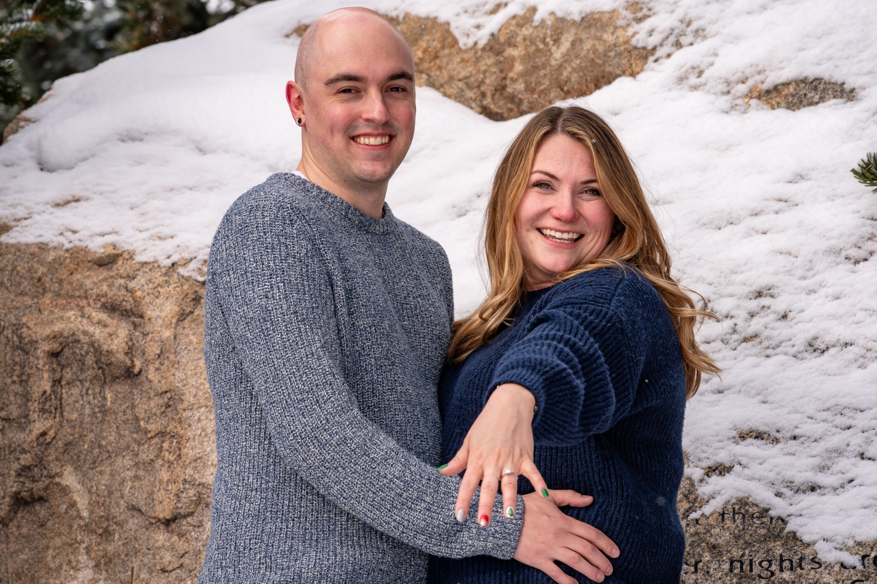 Nicole & Andrew's proposal in Grand Lake, Colorado