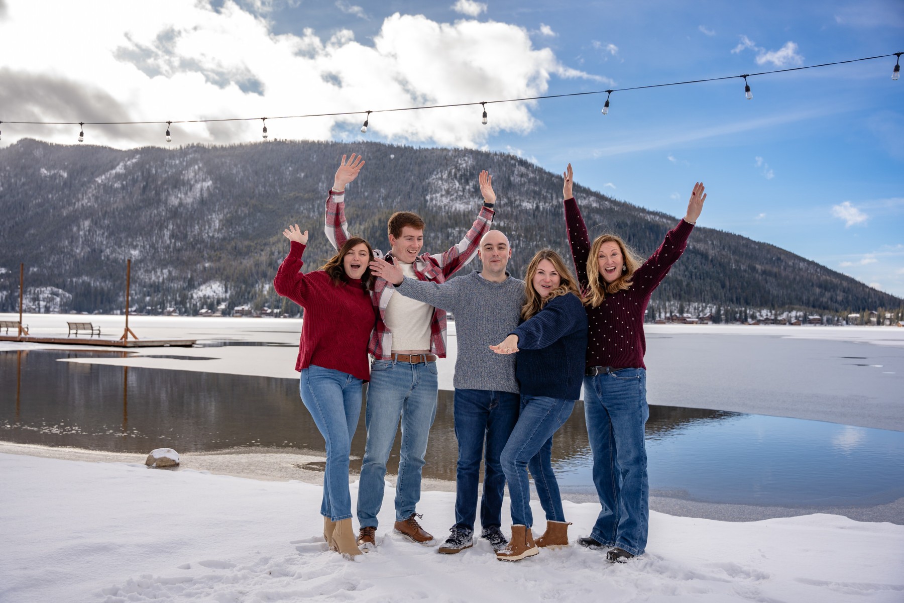 Nicole & Andrew's proposal in Grand Lake, Colorado