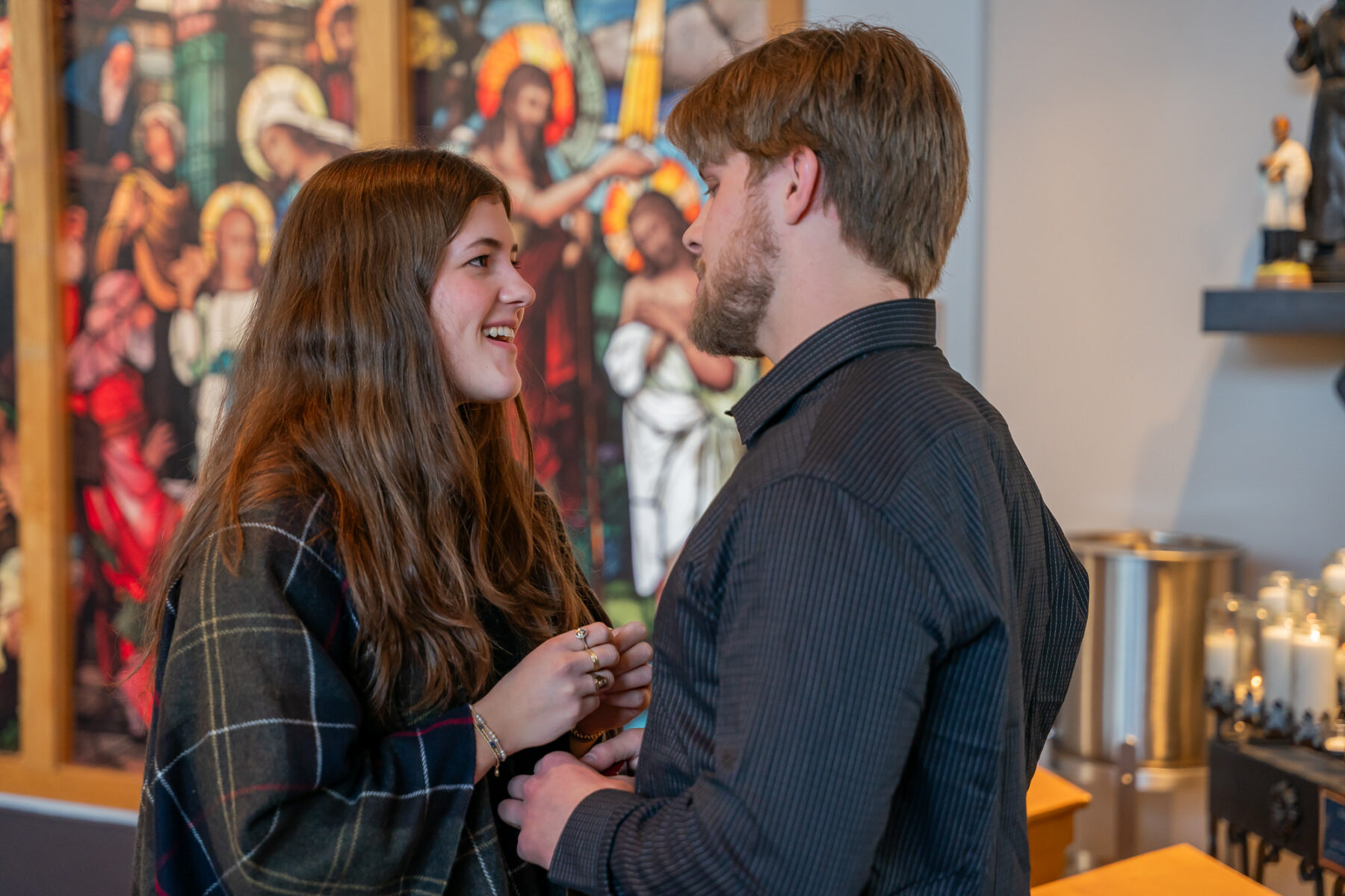 Alexs Proposal To Maria's proposal in St. Marks Catholic Church